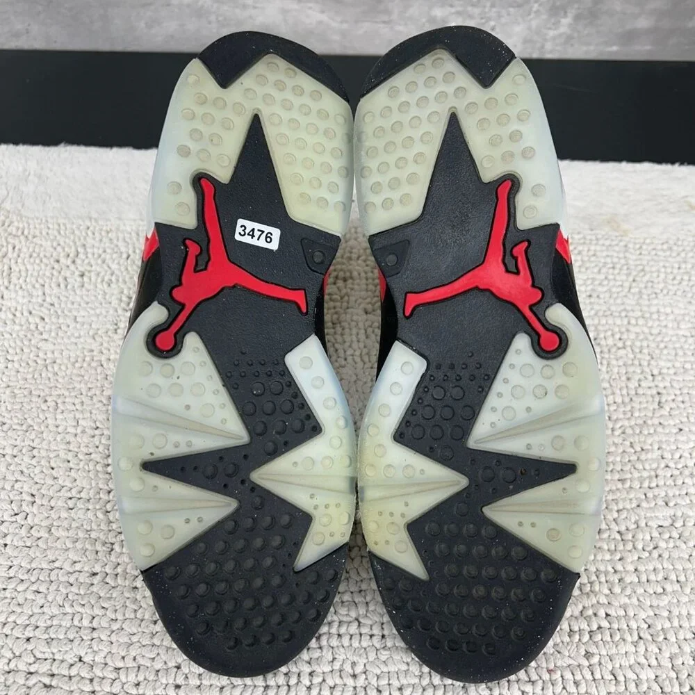 Jordan MVP 678 Shoes Mens 10 Natural Dark Gray Grey Red Basketball Sneakers‎